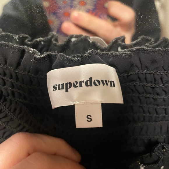 Superdown Black Star Pattern Dress - Picture 3 of 5